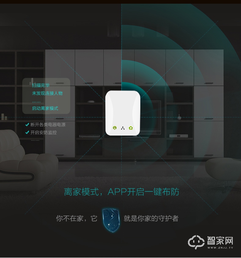 控客无线路由网络交换器 wifi遥控智能电力猫