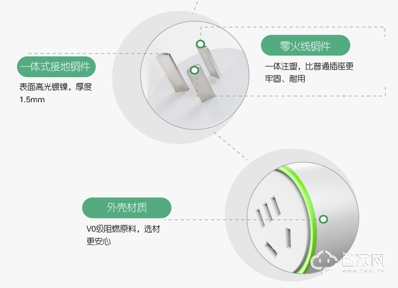 控客小k开关插座 wifi手机远程遥控 语音控制