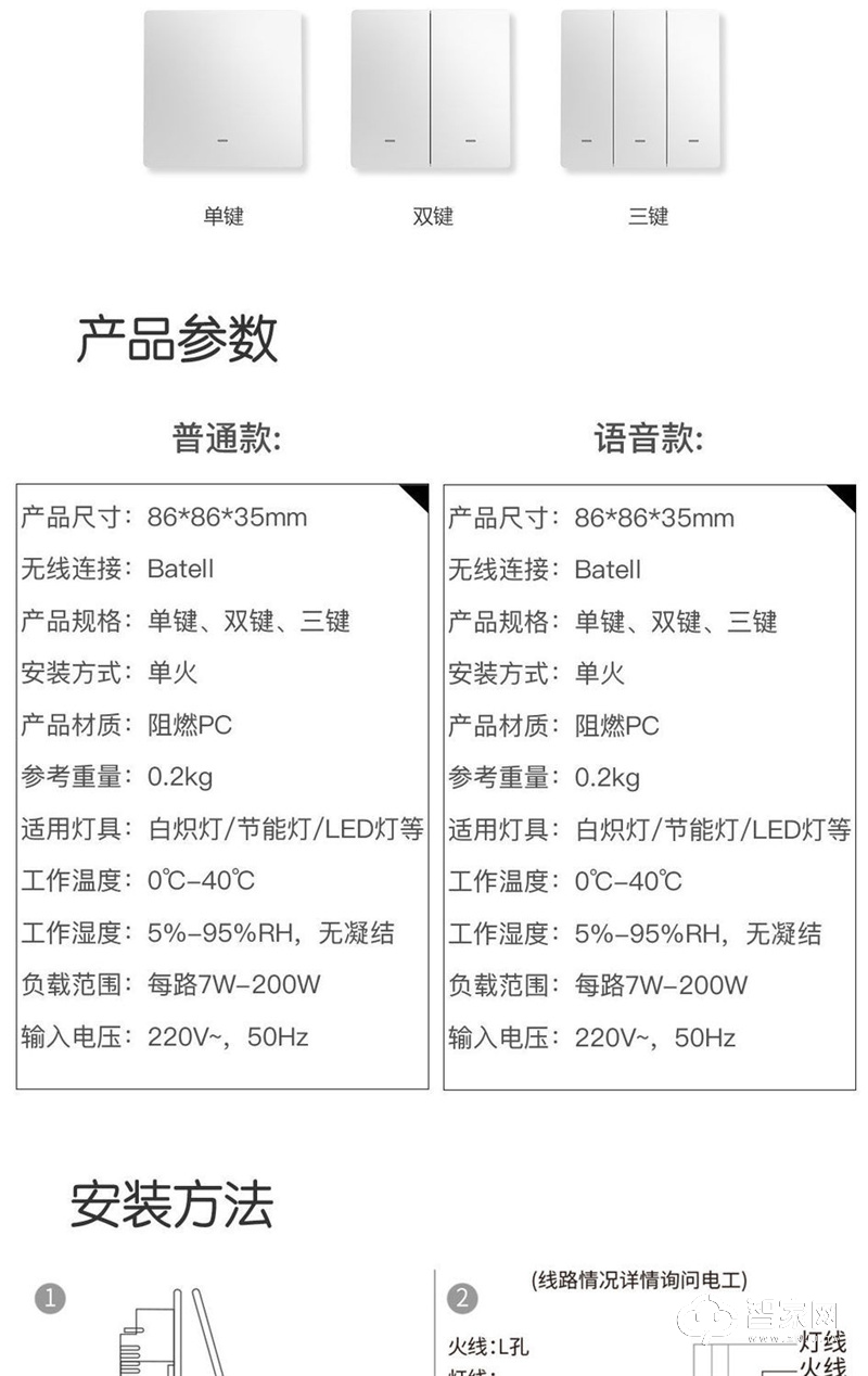 Ohh智能开关单火线版  自定义场景 定时开关