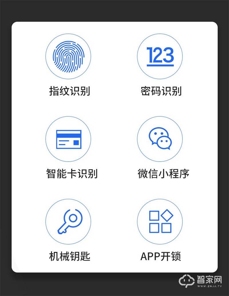 科林施智能锁 智畅C2 双重防护 半导体指纹识别精度准确 