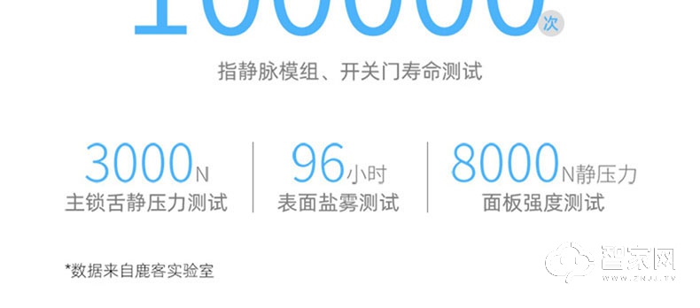 鹿客全自动智能锁 Sv40指静脉推拉密码锁