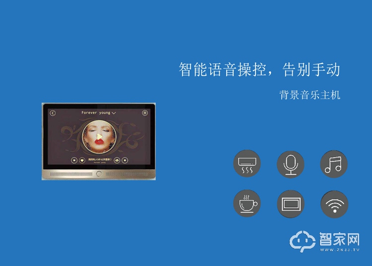 百岁家背景音乐主机 语音操作 联动控制
