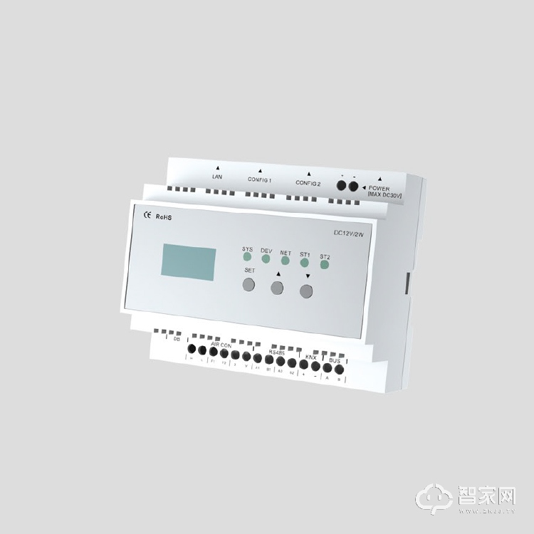 易来VRF空调温控器S21 一键设定 全面屏